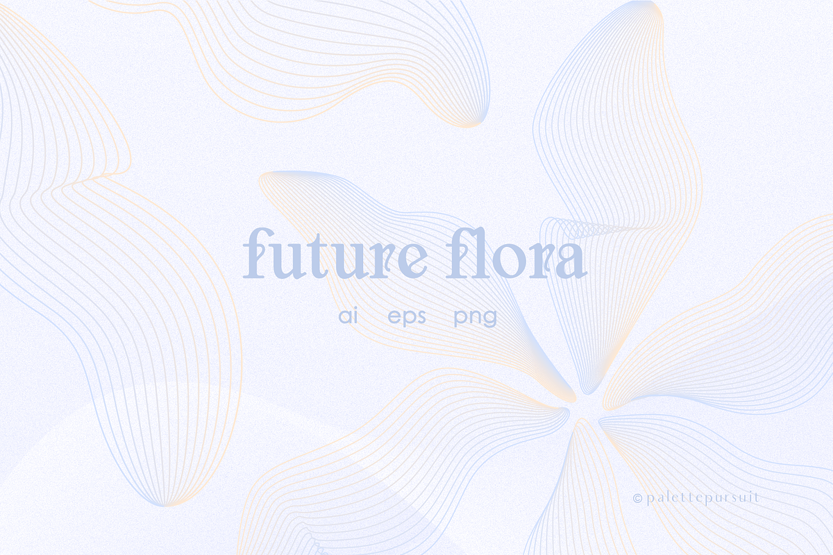 Future Flora futuristic vector, an Illustration by Palette Pursuit (Photo 2 of 12)