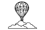 Hot Air Balloon Silhouette Bundle, an Object Illustration by Gaye Art (Thumbnail 22 of 31)