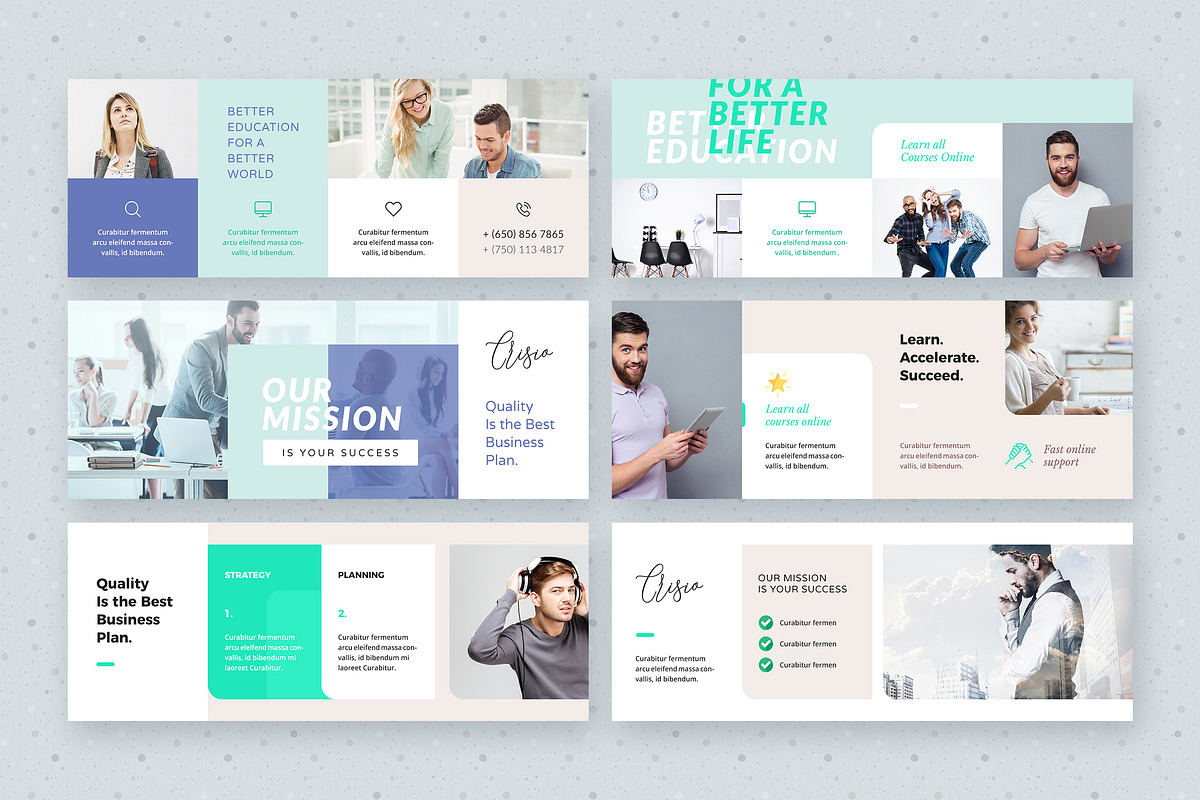 Modern Facebook Cover Pack - Canva, a Social Media Template by Crevo Studio (Photo 6 of 14)