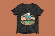 Trip to the desert in a campervan, a Transportation Illustration by gunaonedesign (Thumbnail 3 of 7)