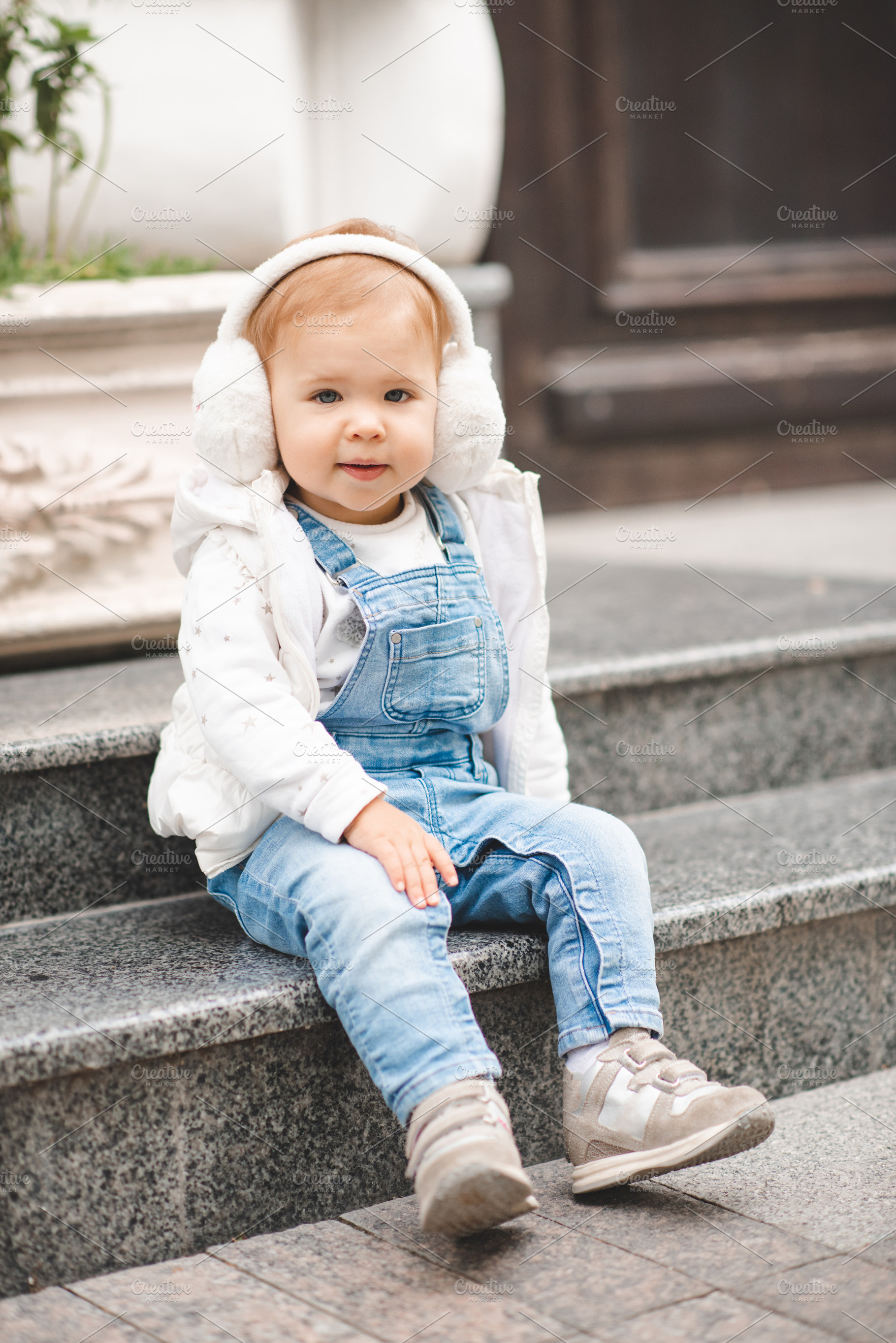 Cute baby girl wear casual cloth, a Person Photo by morrowlight