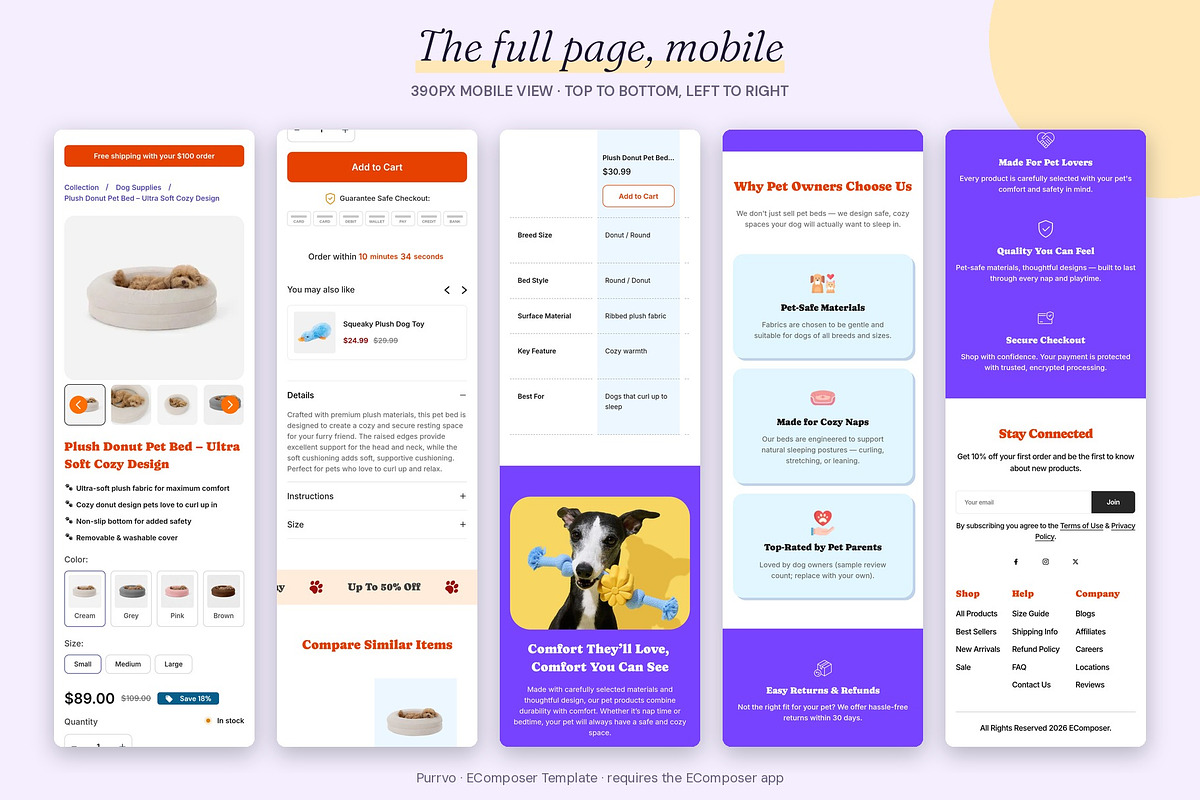 Purrvo - Shopify EComposer Template, a Shopify Template by Boost Convert (Photo 10 of 11)