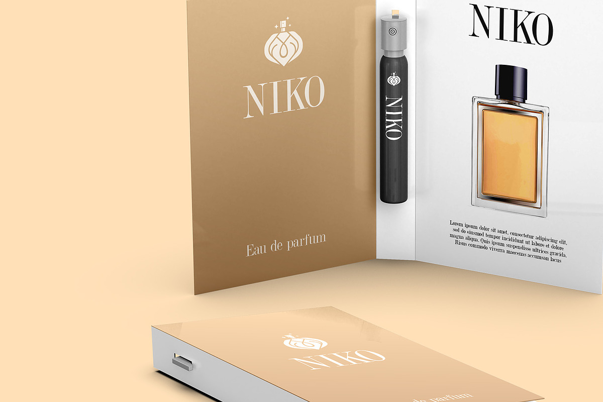 Perfume Sampler Mockup - 8 views, a Packaging Mockup by Illusiongraphic (Photo 14 of 18)
