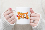 Cozy Season PNG, Pumpkin Fall Png, an Illustration by Designking (Thumbnail 3 of 4)