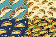 Taco Seamless Seamless Patterns, a Pattern Graphic by PrintablesByFranklyn (Thumbnail 7 of 7)