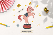 Circus Animals, an Animal Illustration by Lori Room (Thumbnail 10 of 10)