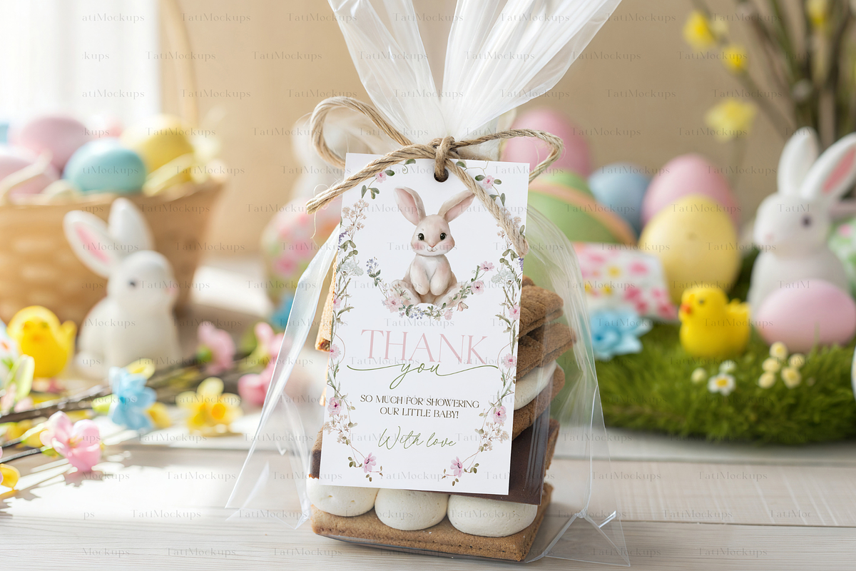 Easter Favor Tag Mockup, a Product Mockup by TatiMockup (Photo 3 of 4)