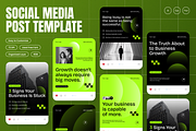 Business Growth Instagram Post, a Social Media Template by Annora Studio (Thumbnail 1 of 6)