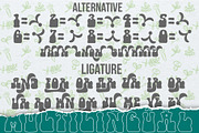 Vegan Retro Font, a Serif Font by Nobu Collections (Thumbnail 9 of 10)