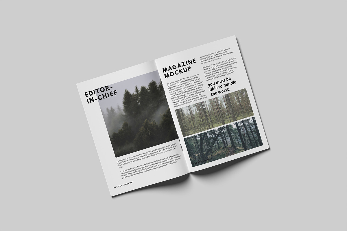 A4 Magazine Brochure Mockup, a Books & Magazine Mockup by Riel Concept (Photo 7 of 7)
