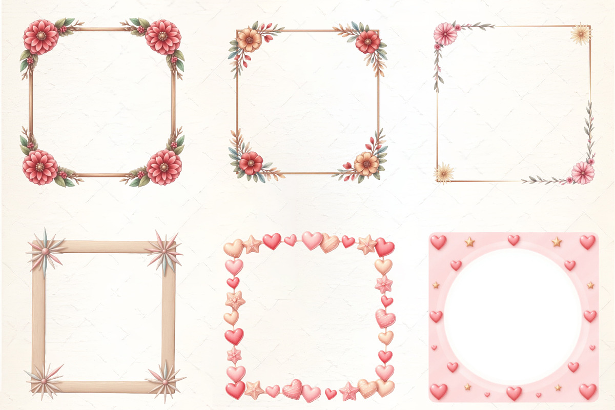 Border Frame Coquette PNG, an Illustration by CrexoraLab (Photo 5 of 5)