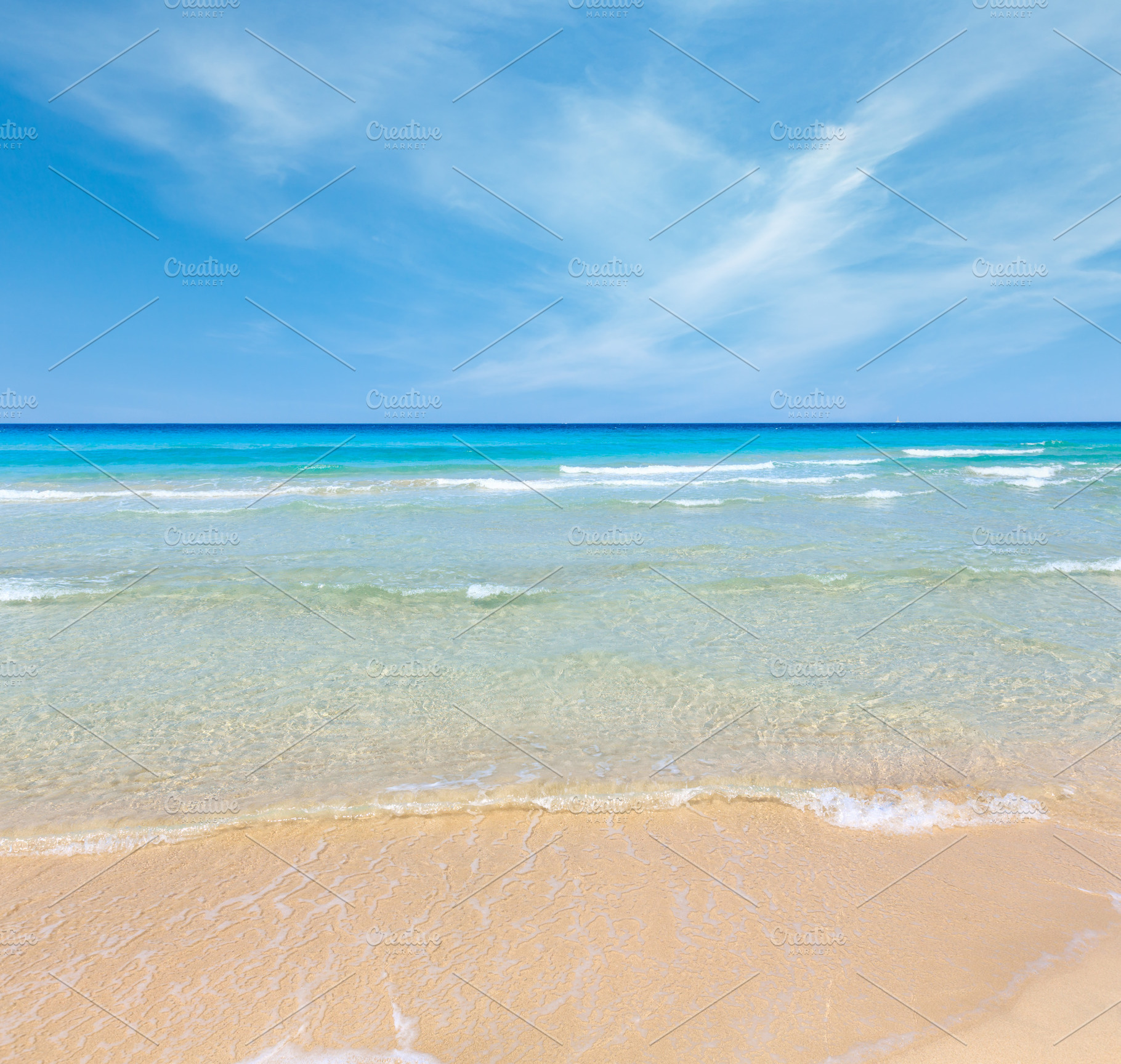Sea surf on beach., a Nature Photo by YuriyB