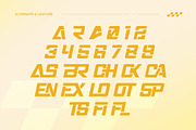 Valorex - Bold Sport Display Font, a Sans Serif Font by Flawless And Co (Thumbnail 9 of 10)