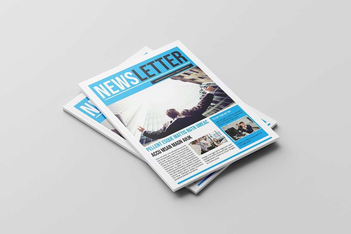 Newsletter Template, a Brochure Template by Template Shop (Photo 2 of 6)