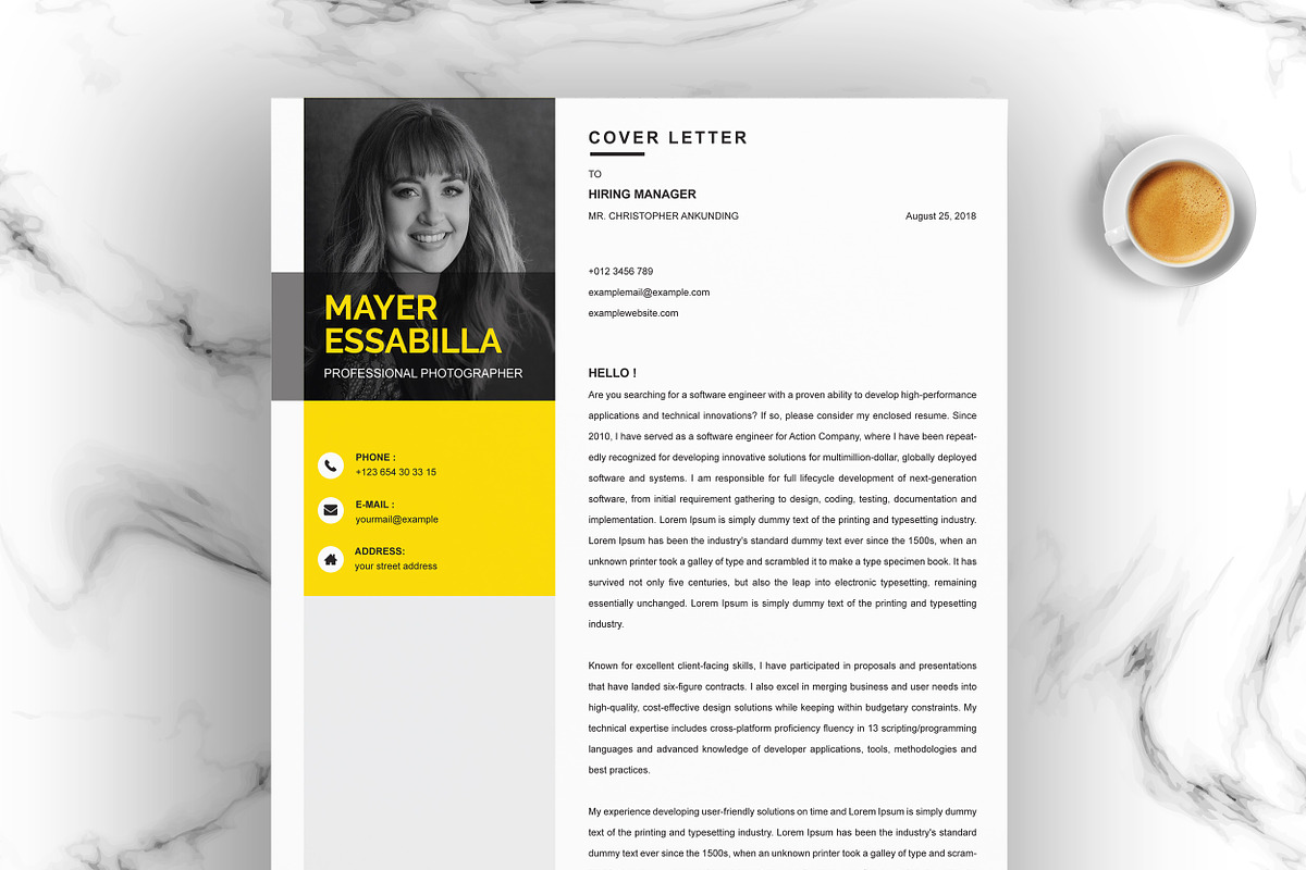 Professional 3 Page Resume Template, a Resume Template by ResumeInventor