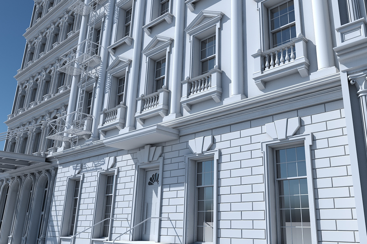 Commercial Building Facade 17, an Architecture 3D Model by Giimann (Photo 8 of 14)