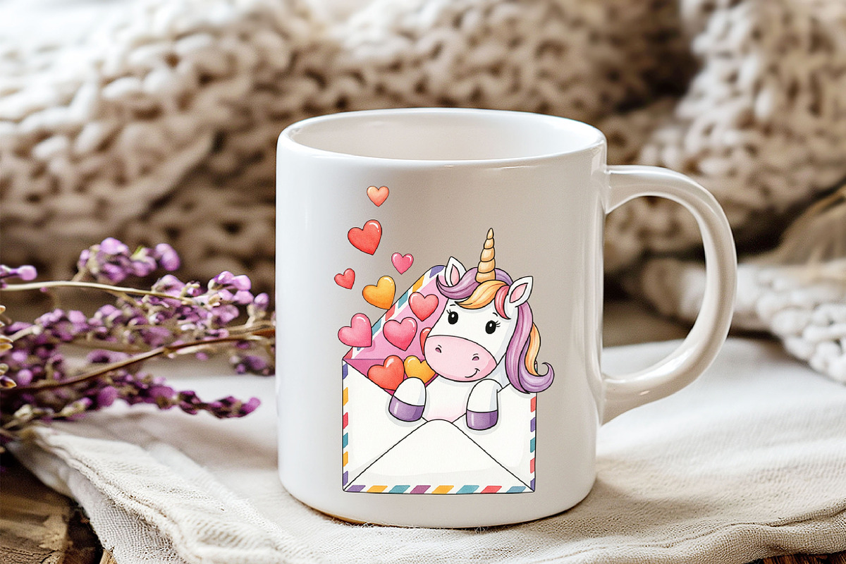 Unicorn Watercolor Clipart, an Illustration by Watercolor design (Photo 2 of 6)