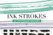 487 Ink Shapes Photoshop Brushes, a Brush Add-On by ArtistMef (Thumbnail 4 of 9)