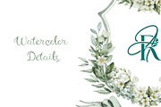 Watercolor Crest with AR RA Initials, an Object Illustration by GraphicsByNaeem (Thumbnail 3 of 4)