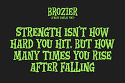 Brozier - a Wavy Display Font, a Slab Serif Font by Blankids Studio (Thumbnail 3 of 9)
