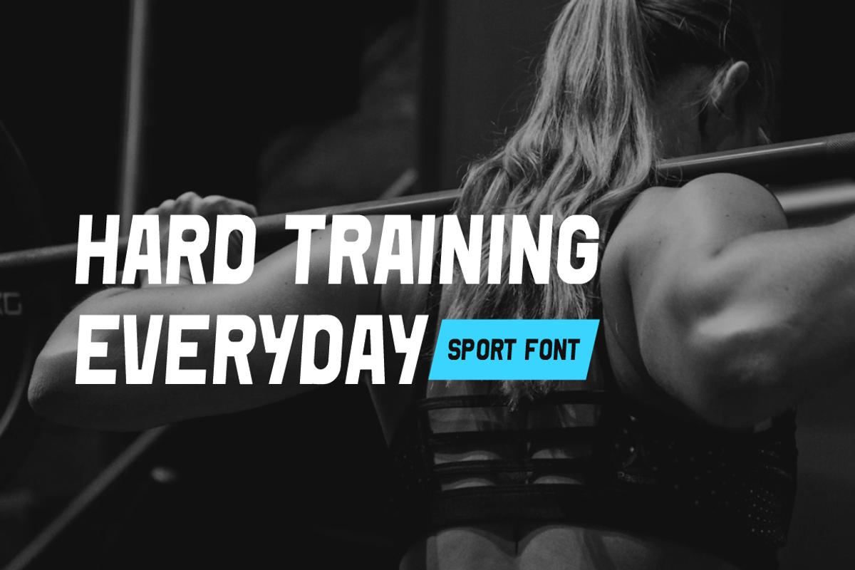 Iroganze - Thick & Sport Font, a Sans Serif Font by QR Design Studio (Photo 3 of 7)