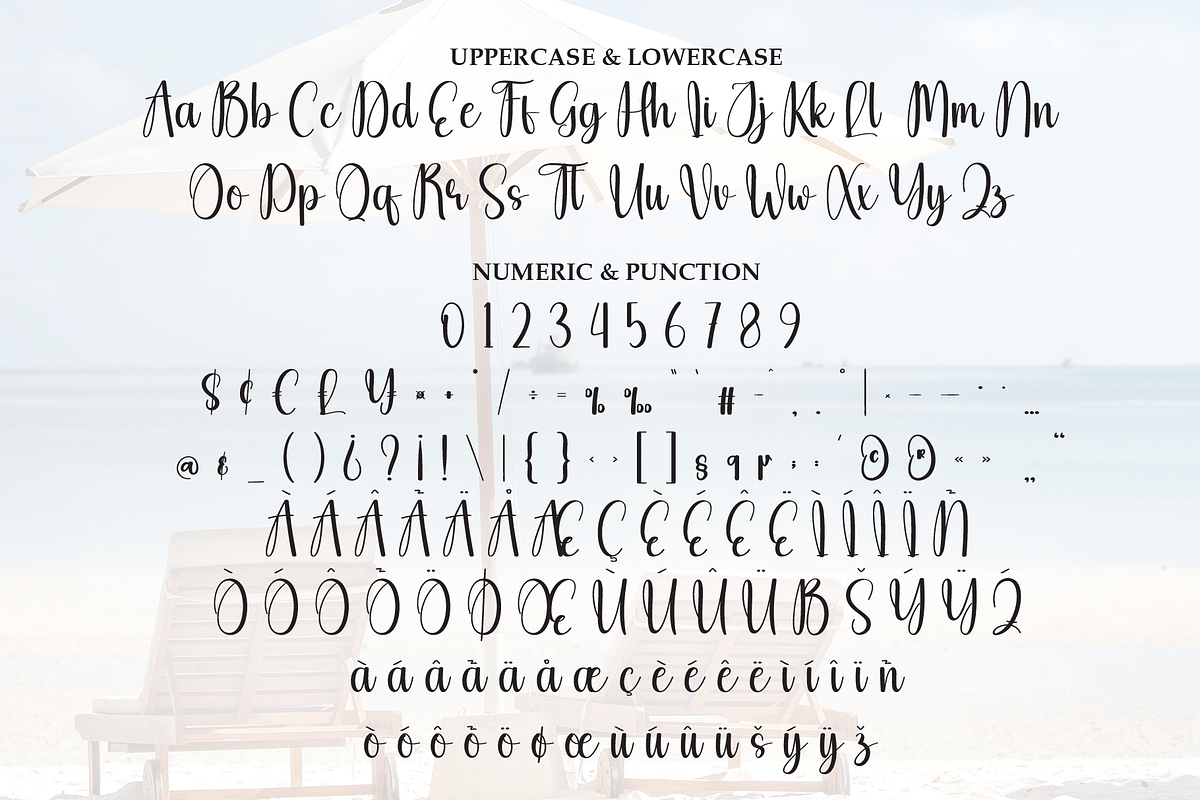 Alive Umbrela | Script Font, a Handwritten Font by Scratchones (Photo 7 of 9)