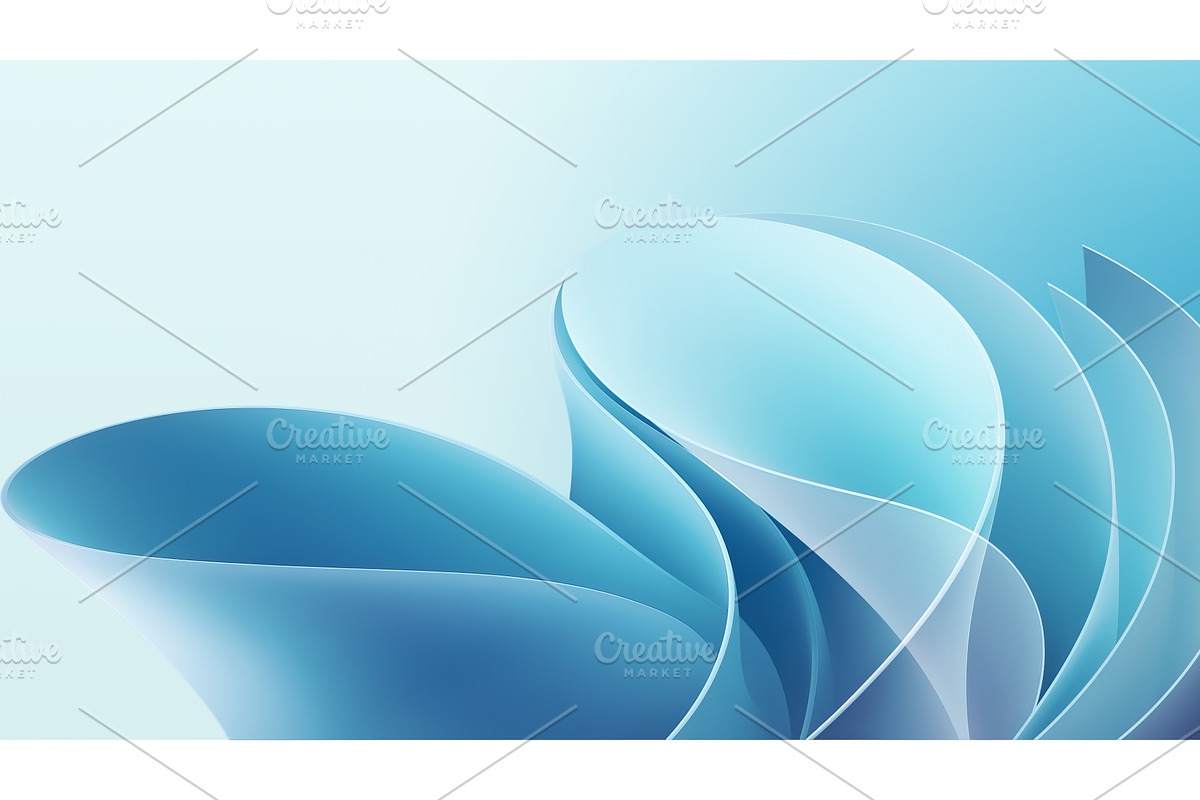 Fractal Shapes Create an Abstract, an Illustration by BazziBa♥