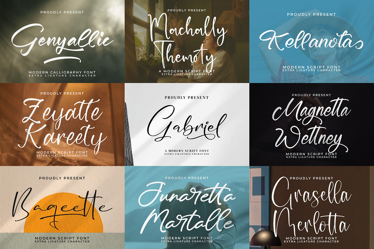 Modern and Stylish Script Font, a Font by Integritype Studio (Photo 9 of 9)