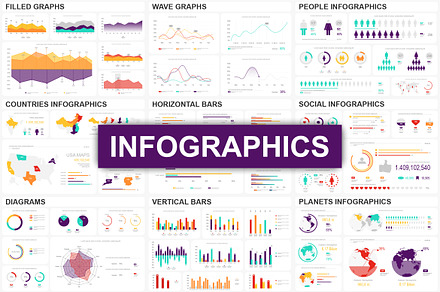 Business Infographics Templates, a Presentation Template by alexdndz