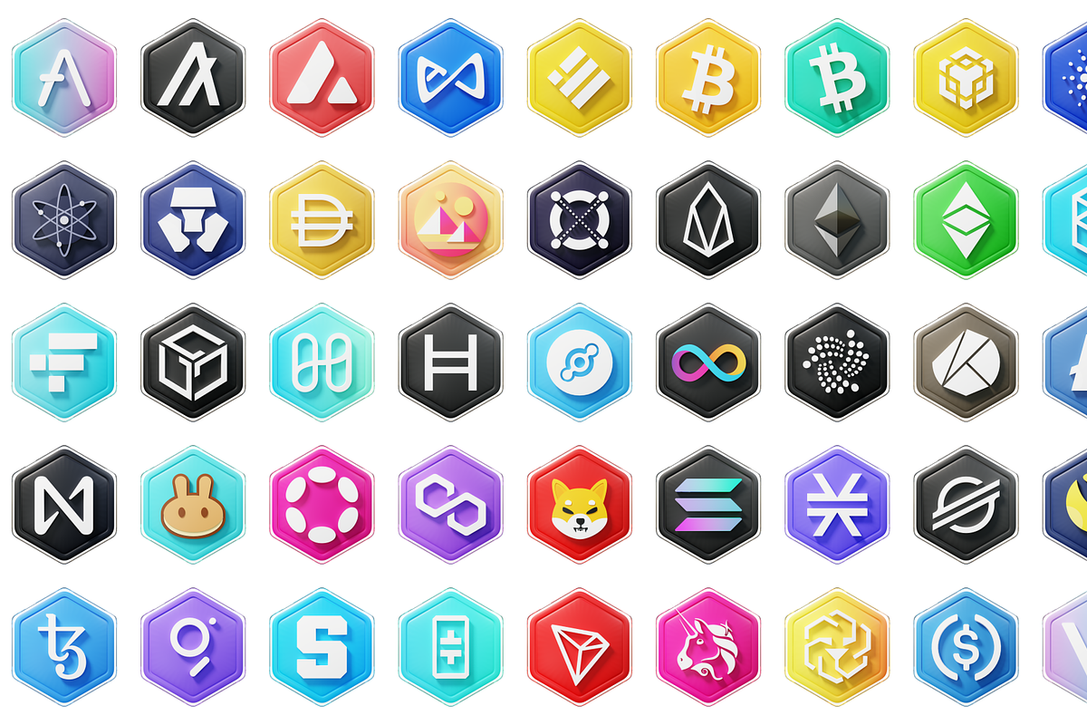 3D Crypto Badges Vol 1, an Object 3D Model by PNHD (Photo 2 of 2)