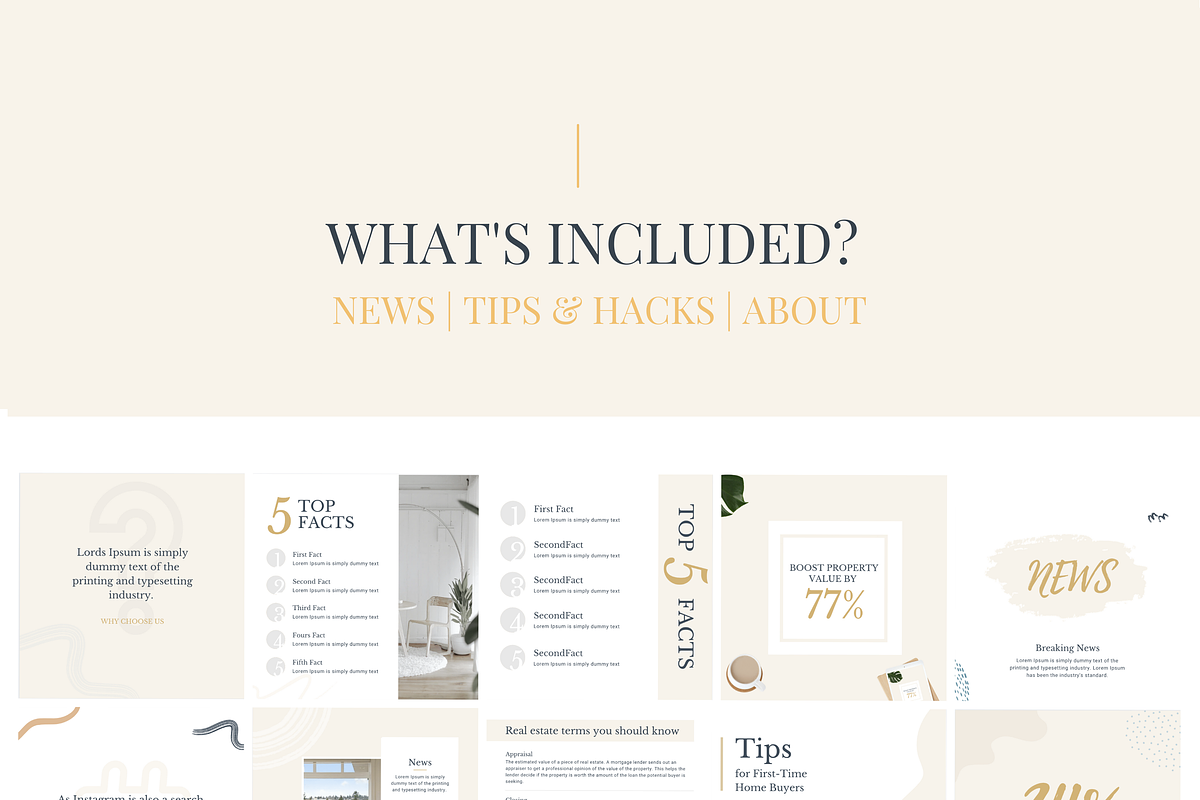 50 Canva Instagram Realtor Templates, a Social Media Template by Estatik Designs (Photo 7 of 9)