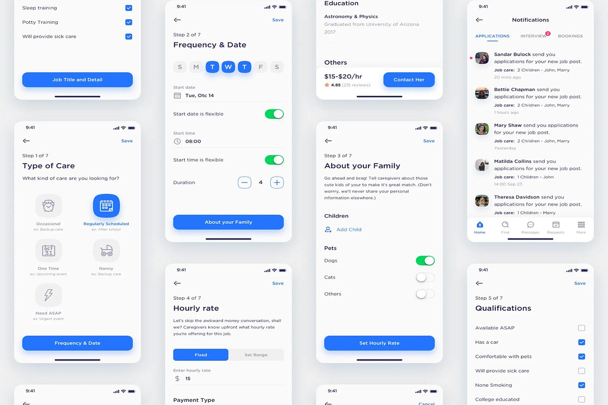 Caren - For Family iOS UI Kit, an UI Kit Template by Creative Perspective (Photo 7 of 10)