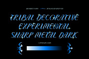 Dromber - Experimental Tribal Font, a Sans Serif Font by Drizy (Thumbnail 3 of 10)