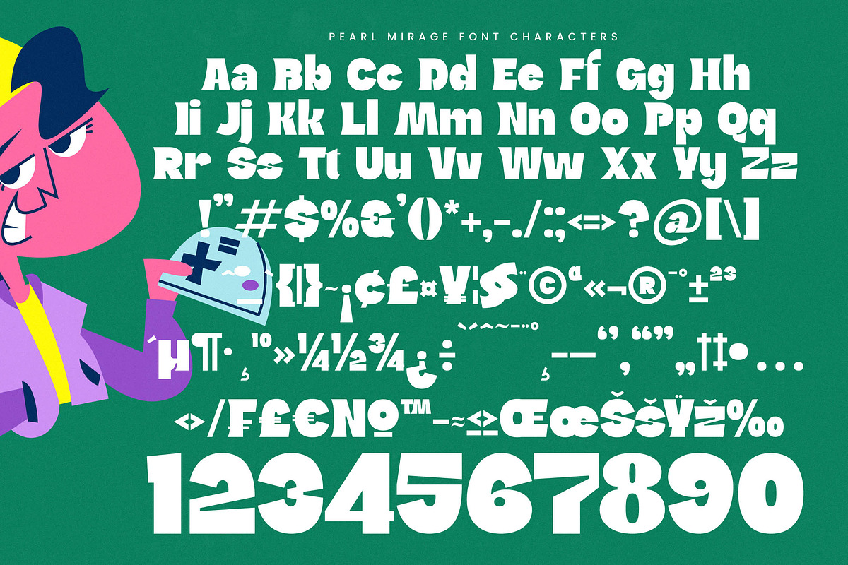Pearl Mirage Retro Display Font, a Sans Serif Font by timelesstype.co (Photo 19 of 20)