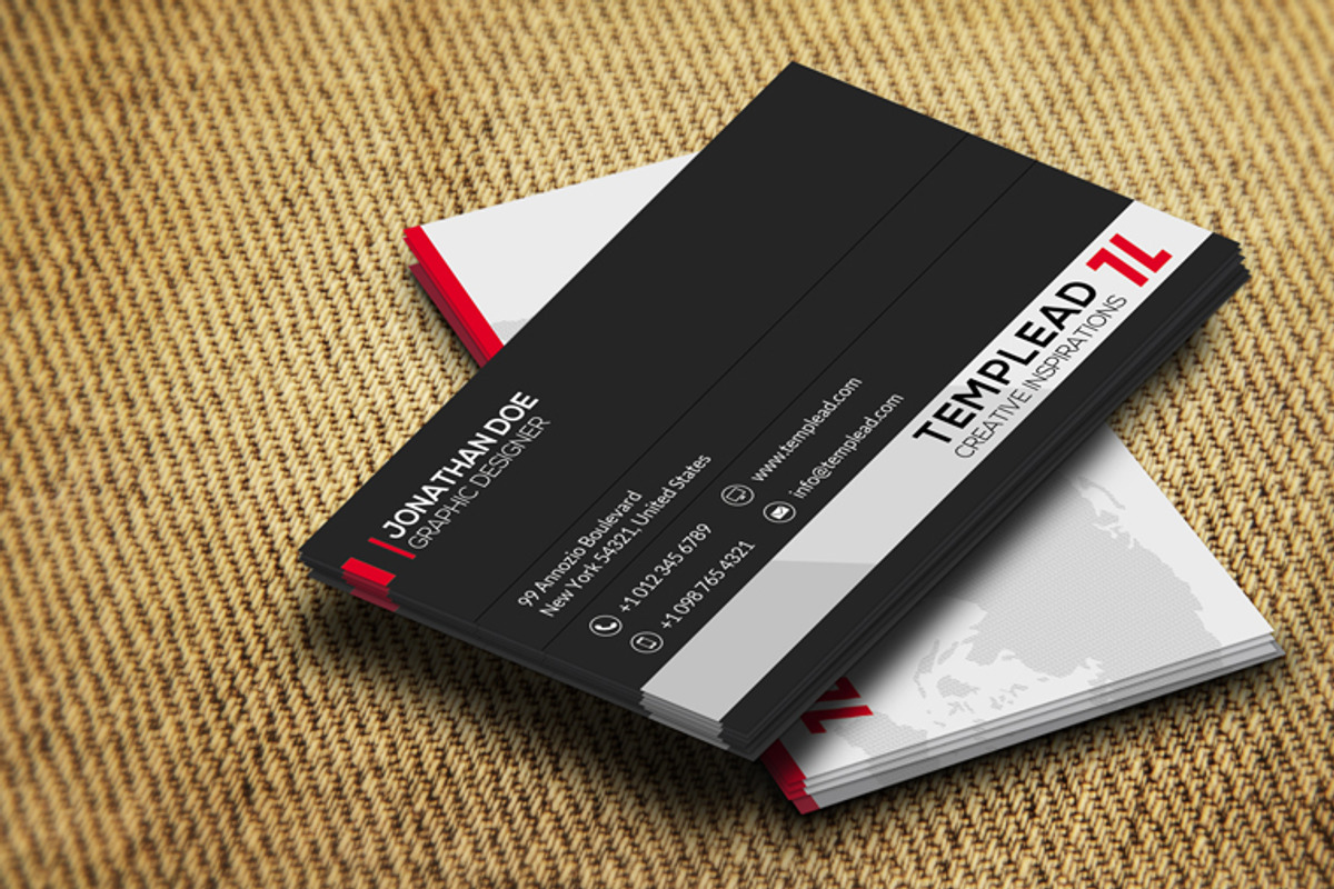 Corporate Business Card CM149, a Business Card Template by annozio (Photo 2 of 4)