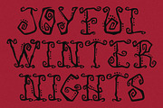 GF Magjike - Swirly Display Font, a Handwritten Font by GroovyFontCo (Thumbnail 4 of 7)