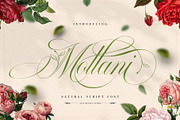 Mollani Nature Script, a Script Font by alit design (Thumbnail 1 of 20)