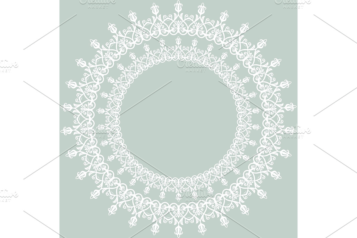 Damask Vector Orient Pattern, a Decorative Illustration by FineArtStudio (Photo 1 of 3)