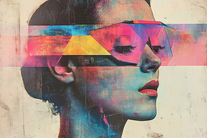 futuristic portrait of a woman, cyberpunk., a Photo by Pictures for you!!!!!!!!!