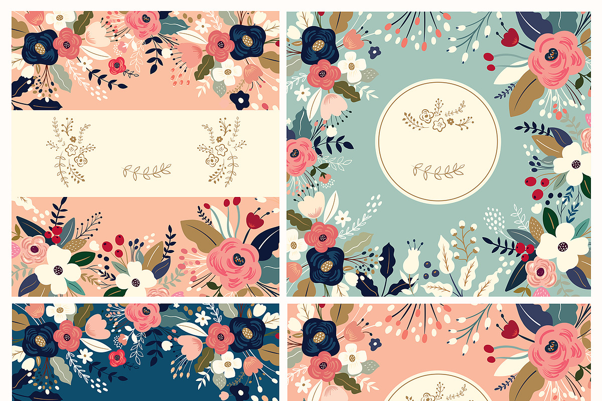 Flowers and Deer, an Animal Illustration by MoleskoStudio (Photo 9 of 24)