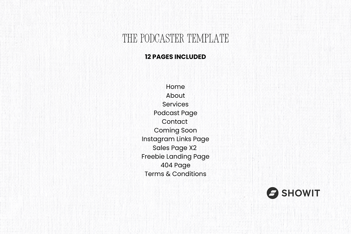 The Podcaster Template, a Landing Page Template by Design by Alia (Photo 2 of 3)