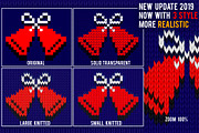 Ugly Christmas Sweater Photoshop Act preview 2