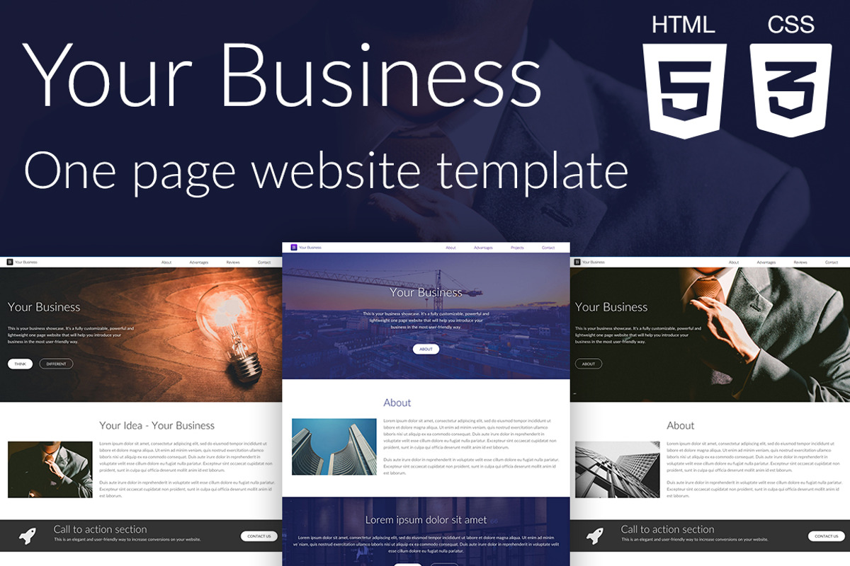 Your Business | Website template, a HTML Template by SD Themes (Photo 1 of 4)