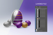 Easter eggs mockup, a Product Mockup by ShooShooShop (Thumbnail 2 of 4)