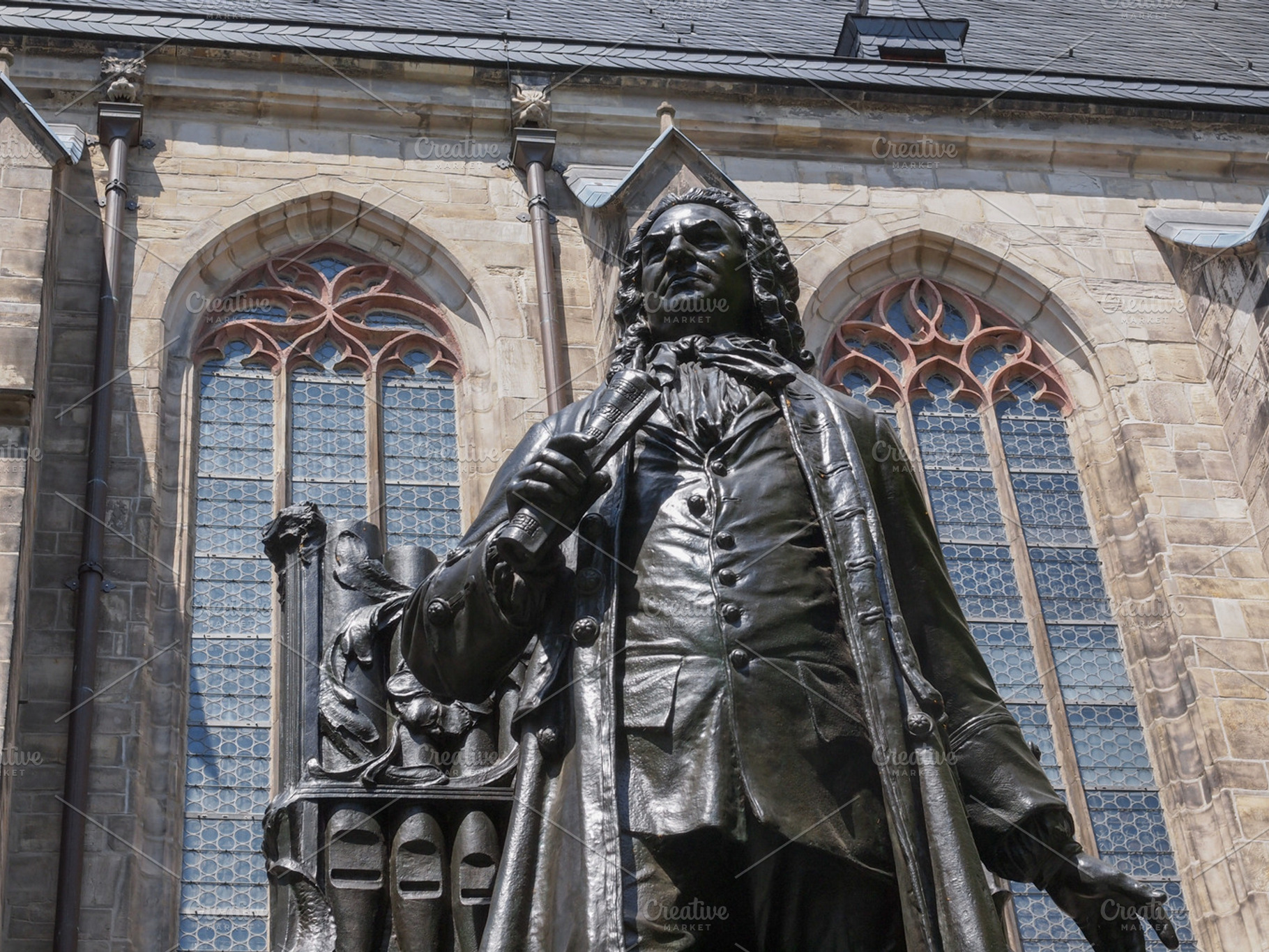 Bach denkmal containing bach, denkmal, and bachdenkmal