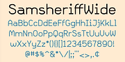 Samsheriff, a Sans Serif Font by Ingrimayne Type (Thumbnail 6 of 7)