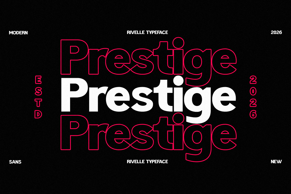 Rivelle - Modern Sans Serif, a Sans Serif Font by Schrifted Type (Photo 4 of 8)