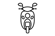 Motorcycle icon, an Outline Icon by Sumberpangan (Thumbnail 4 of 5)