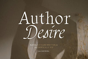 Author Desire - Handwritten Serif, a Serif Font by Sarid Ezra (Thumbnail 1 of 9)