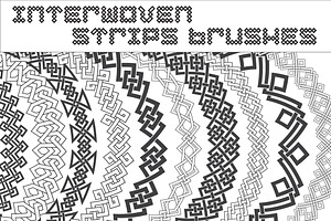 20 Interwoven Strips Brushes